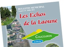 Bulletin municipal de Coucouron, été 2012