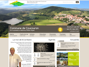 www.coucouron.fr, le site officiel de la mairie de Coucouron